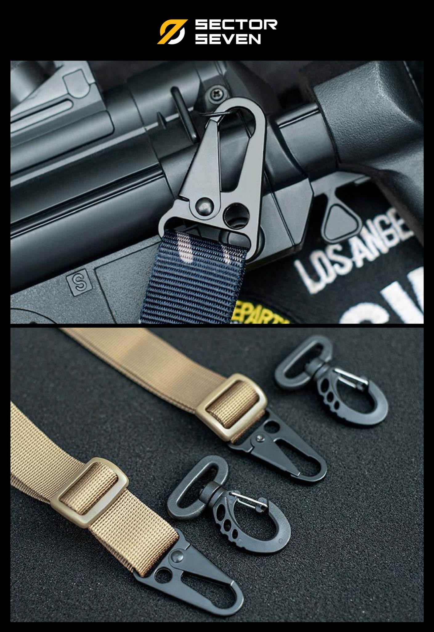 🇹🇭 1157 ไทยแลนด์ แทคติคอล สายสะพาย 2 จุด SECTOR SEVEN Two Point Sling