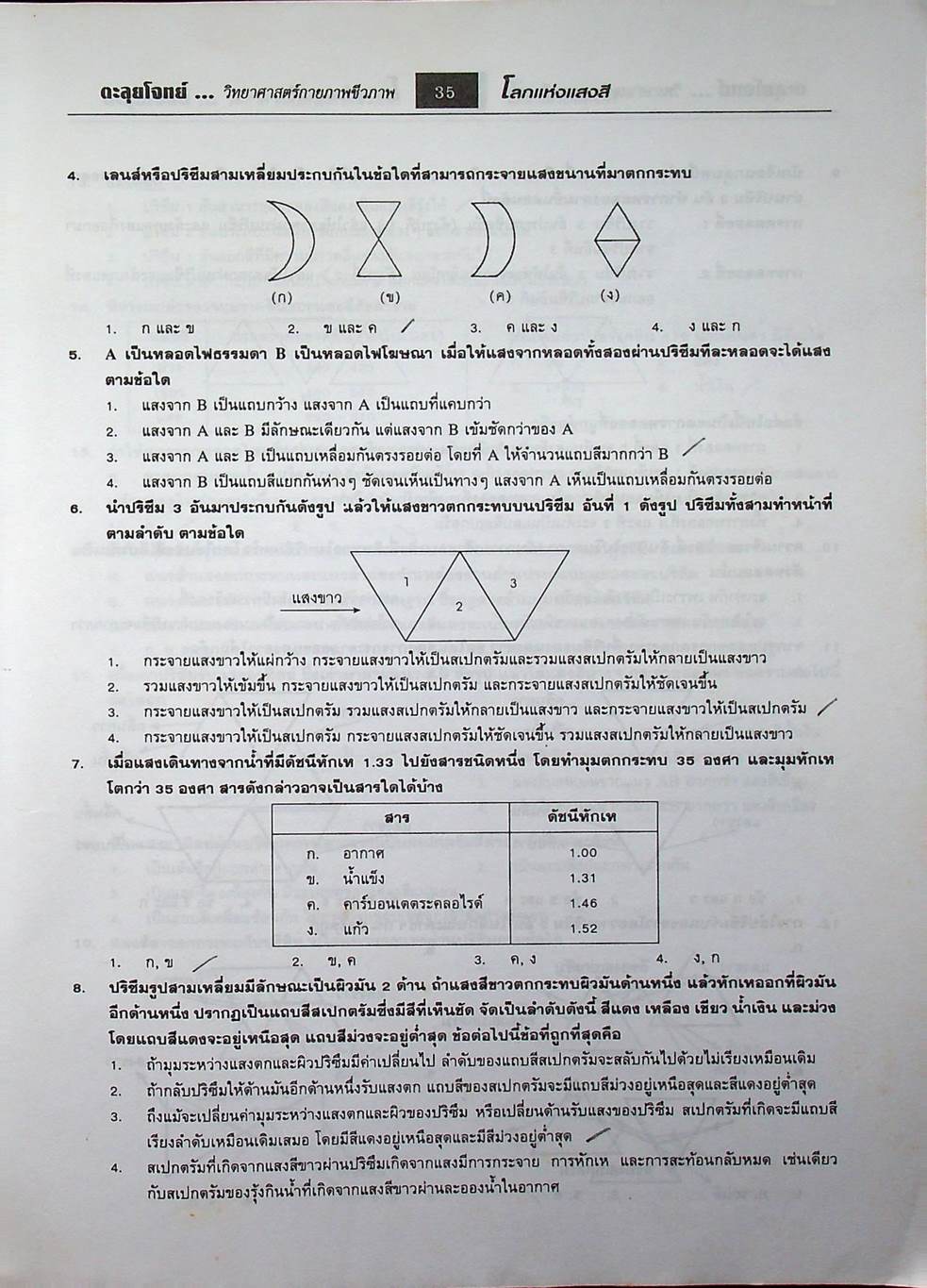 ตะลุยโจทย์ Entrance วิทยาศาสตร์กายภาพและชีวภาพ ม.4-5-6