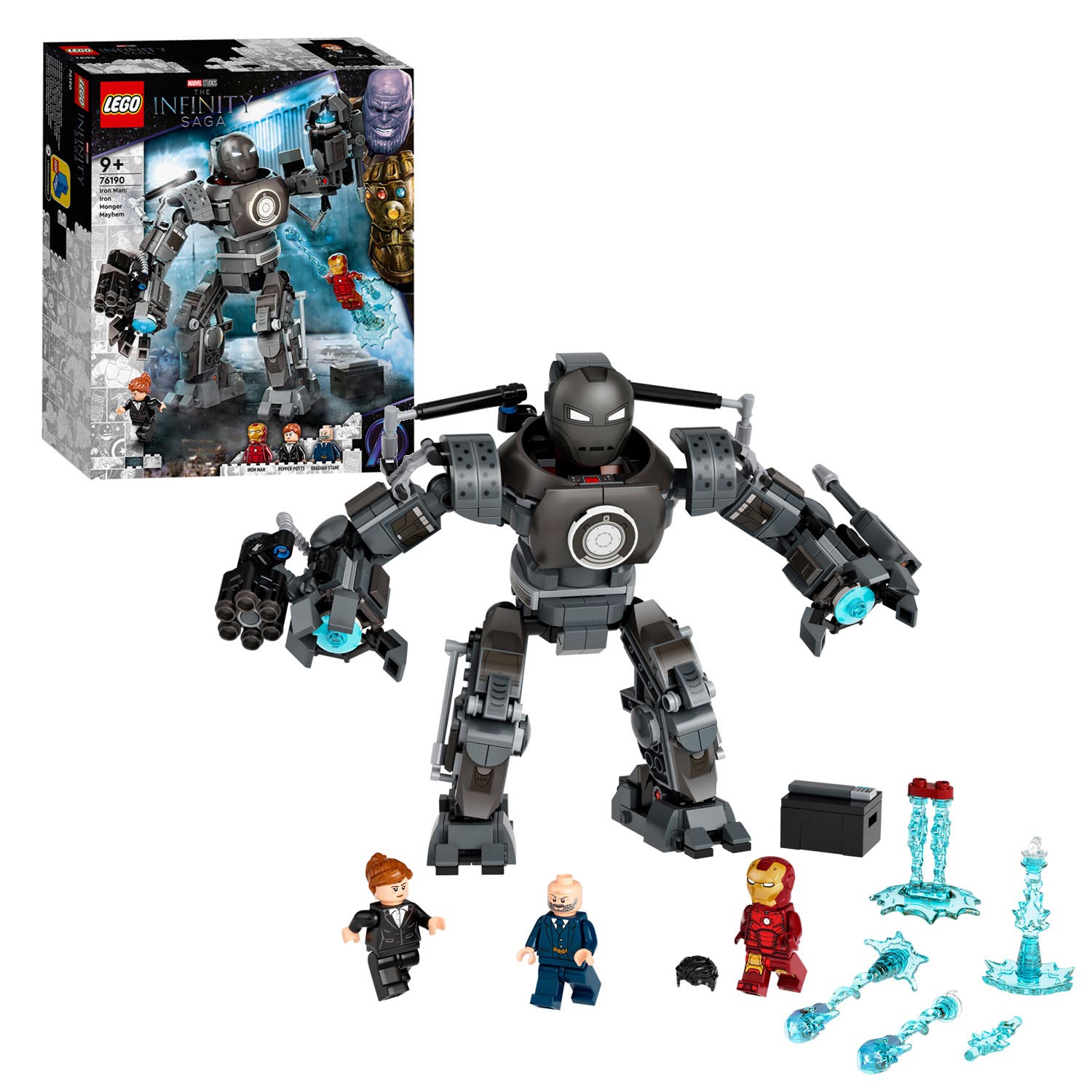 **MTS Toys**เลโก้ Lego 76190 Marvel Avengers : Iron Monger Mayhem