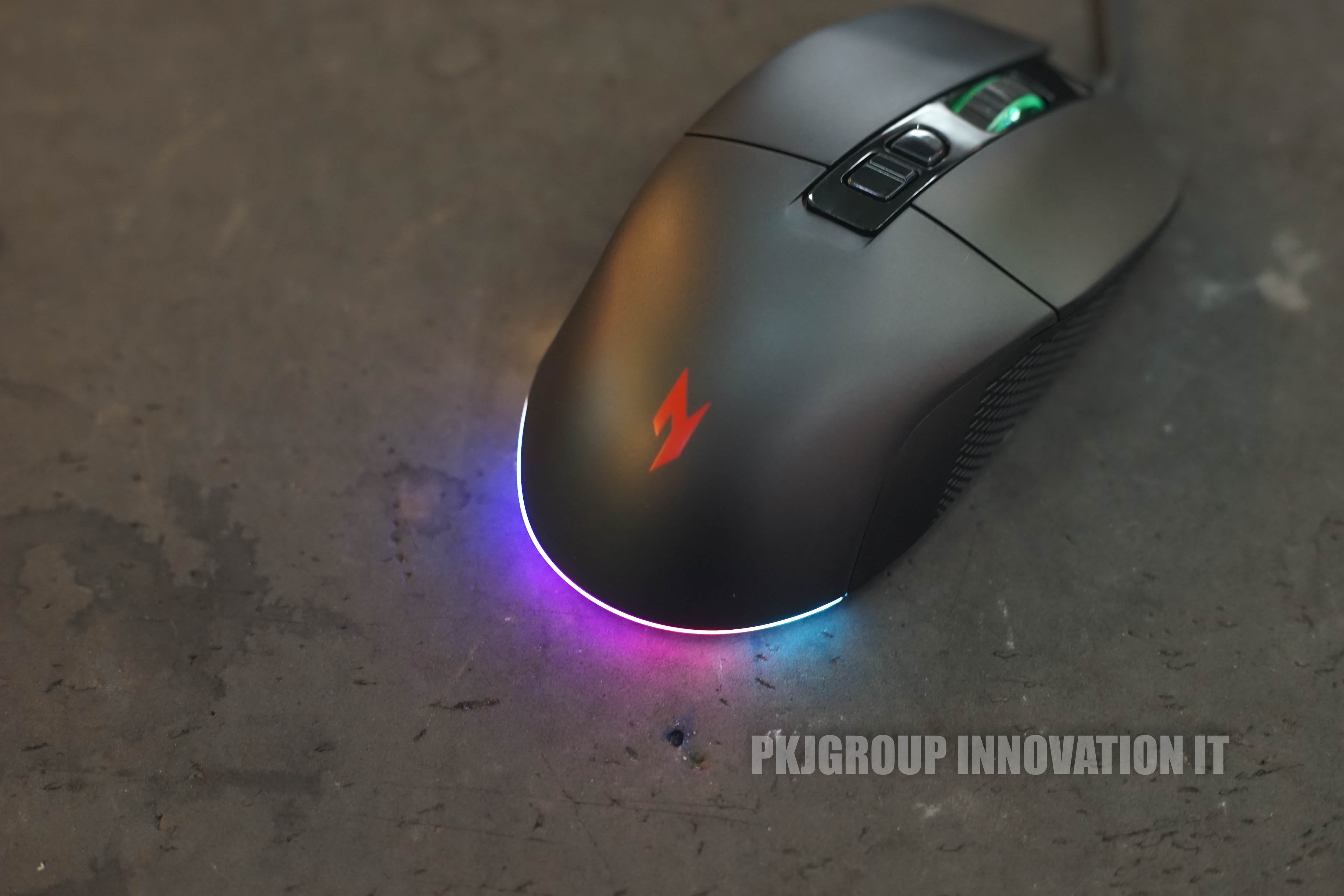 เมาส์เกมมิ่ง Acer Nitro RM145 ปรับ DPI ได้ 5 ระดับ สายถักยาว 1.6 เมตร แข็งแรง ทนทาน ไฟ RGB หลายโหมด