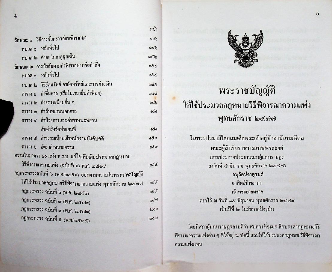 ประมวลกฎหมายวิธีพิจารณาความแพ่ง แก้ไขเพิ่มเติม พ.ศ. ๒๕๓๕ ฉบับทันสมัย