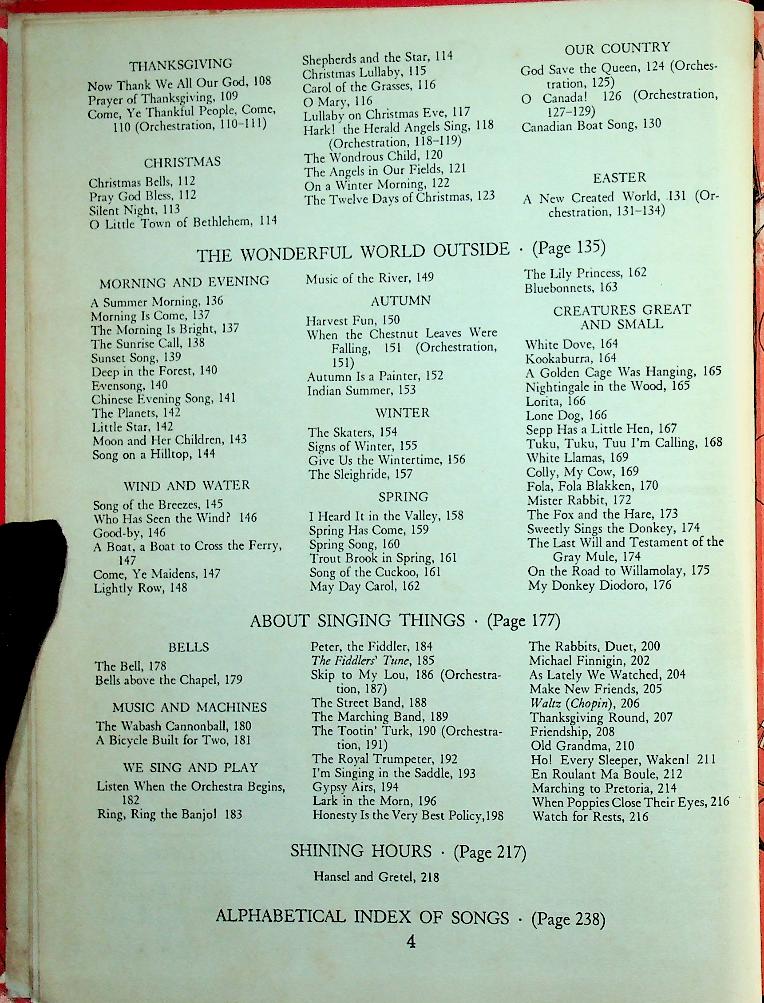 SINGING TOGETHER : ENLARGED EDITION