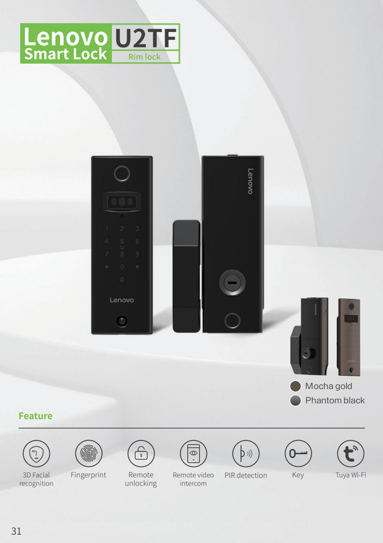 Lenovo U2TF Rim Lock