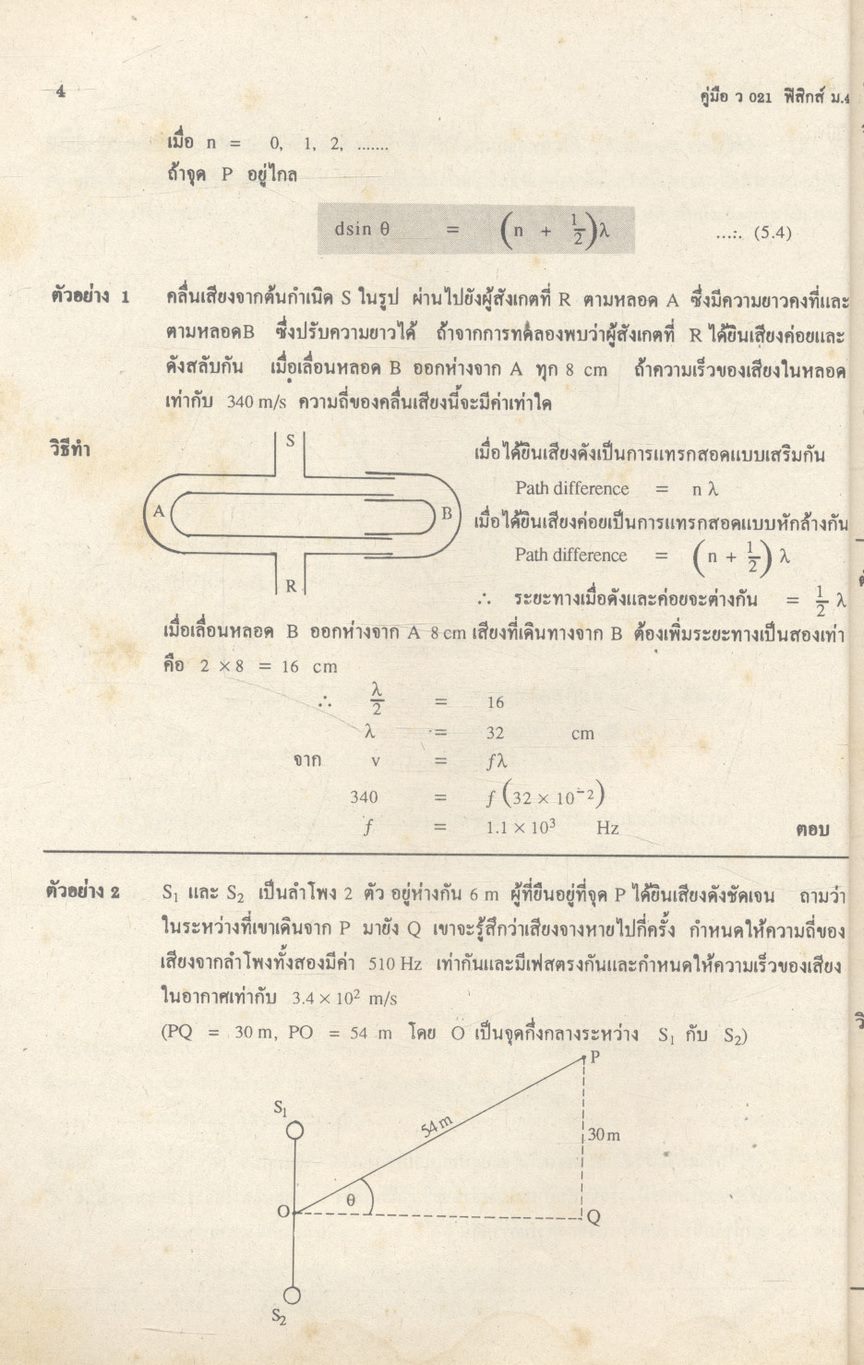 คู่มือ ว 021 ฟิสิกส์ ม.4 ภาคเรียนที่ 2