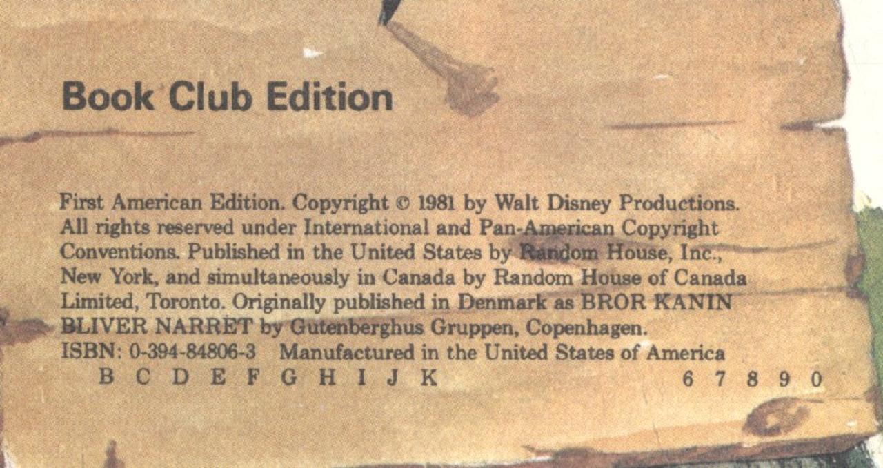 Walt Disney Productions presents BRER RABBIT Gets Tricked