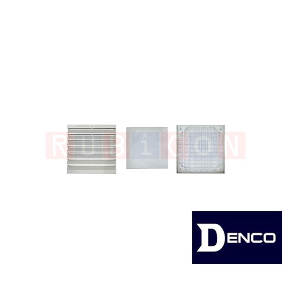 DENCO DF-130 Filter Set พัดลมระบายความร้อนในตู้คอนโทรล ขนาด : 130x130 มม. (Fan Ventilation Model DF)