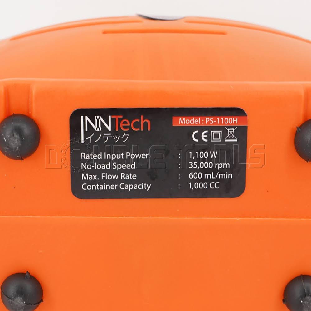 รหัสสินค้า 252 InnTech เครื่องพ่นสี กาพ่นสี เครื่องพ่นสีไฟฟ้า 1,100W รุ่นท๊อป PS-1100H ทาสี พ่นสี พร้อมสายสะพาย และอุปกรณ์ครบชุด Paint Sprayer Heavy Duty