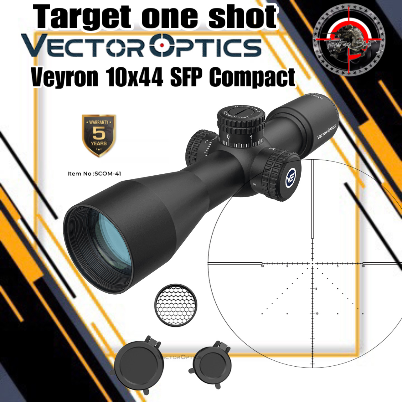 VECTOR OPTICS Veyron 10x44 SFP Compact Scope