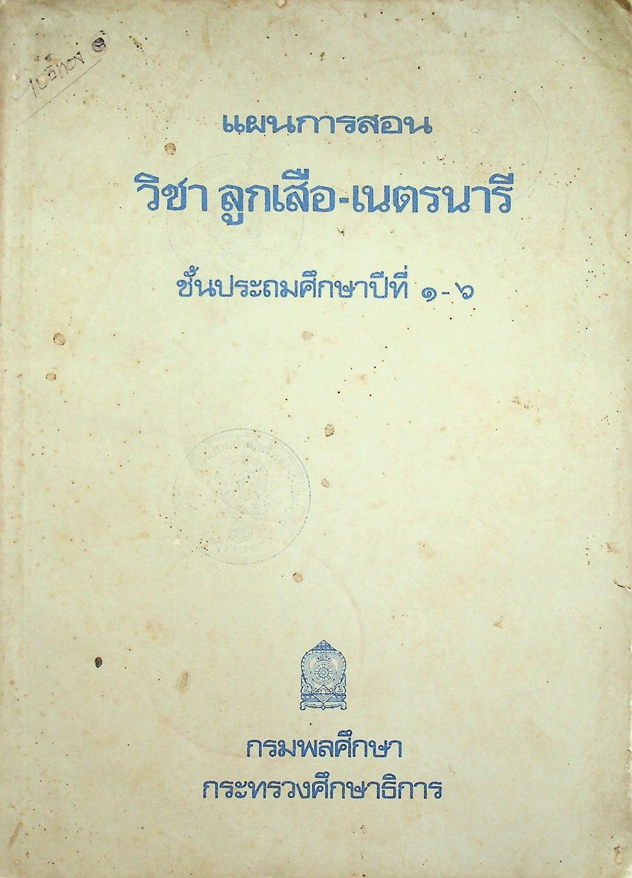 แผนการสอน วิชา ลูกเสือ-เนตรนารี ชั้นประถมศึกษาปีที่ ๑-๖