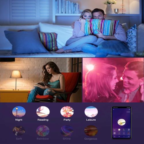 Tuya wifi smart bulb Atsign wifi smart bulb หลอดไฟอัจริยะเชื่อมต่อ WiFi ปรับ Wram/cool/Day light และเปลี่ยนสีได้ 16ล้านสี