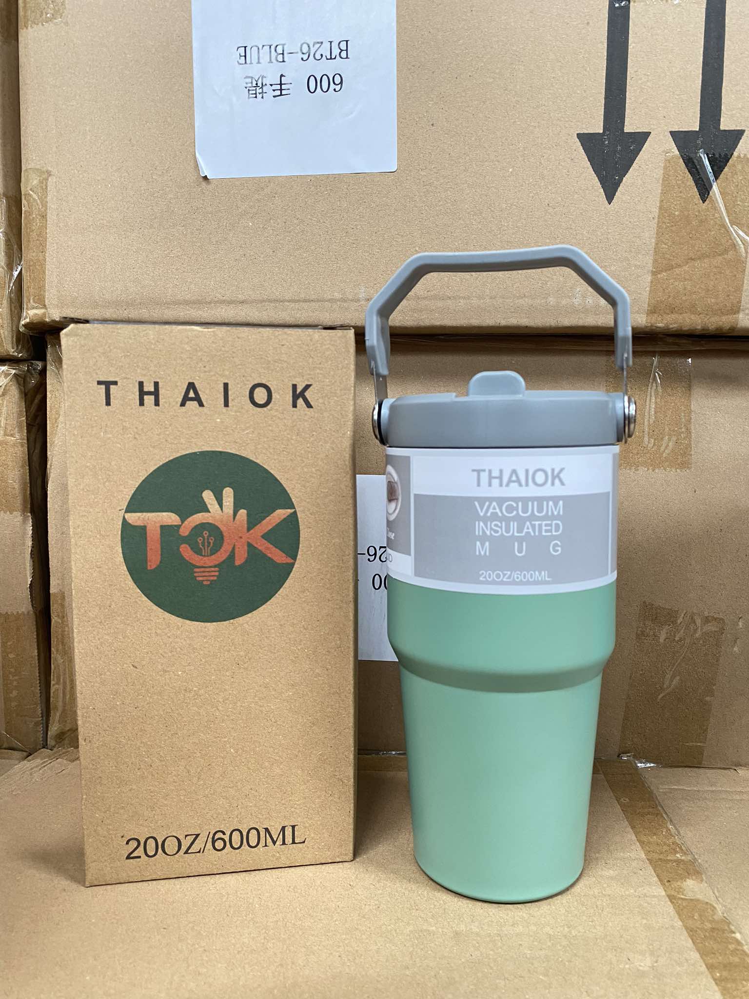 แก้วเก็บความเย็นขนาด 20/30 ออนซ์ ฝาหิ้ว