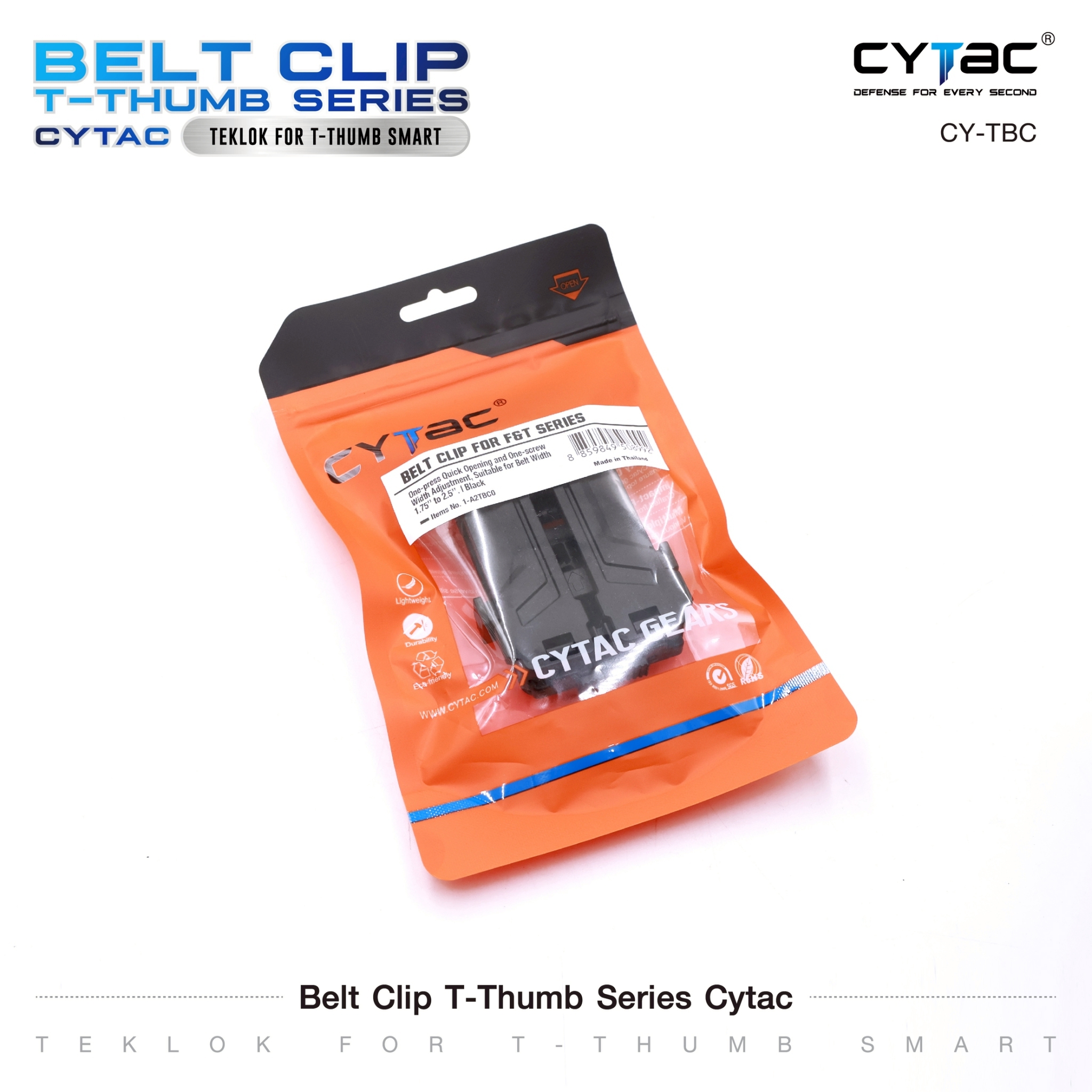 🇹🇭 1270 ไทยแลนด์ แทคติคอล Belt Clip T-Thumb series Cytac (CY-TBC)