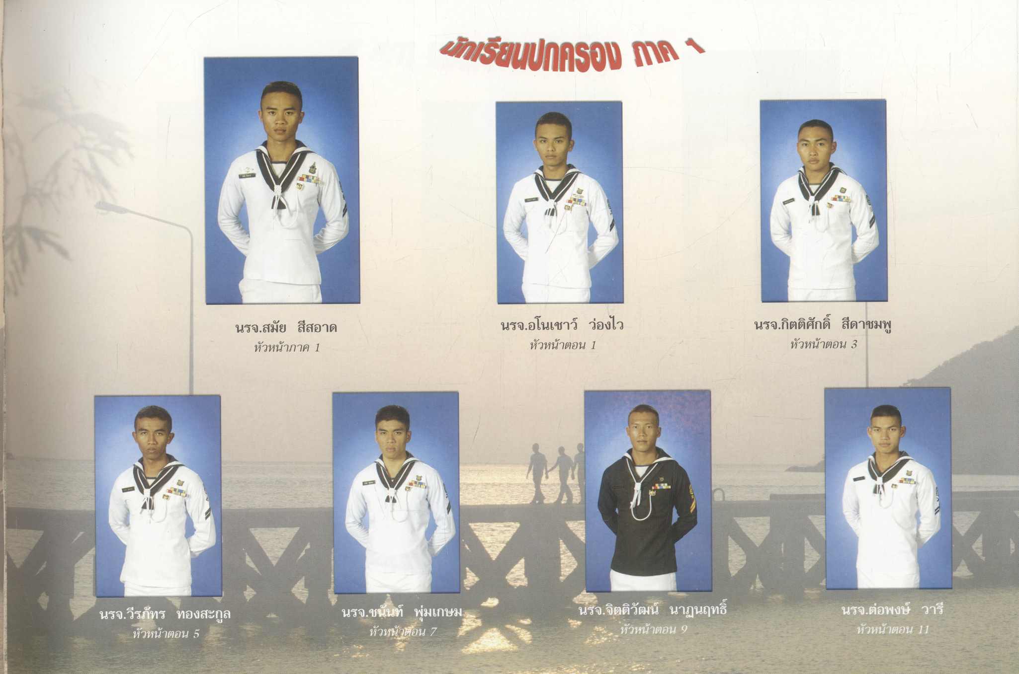 นักเรียนจ่าทหารเรือ รุ่น 74-75 โรงเรียนชุมพลทหารเรือ ปีการศึกษา 2546-2547