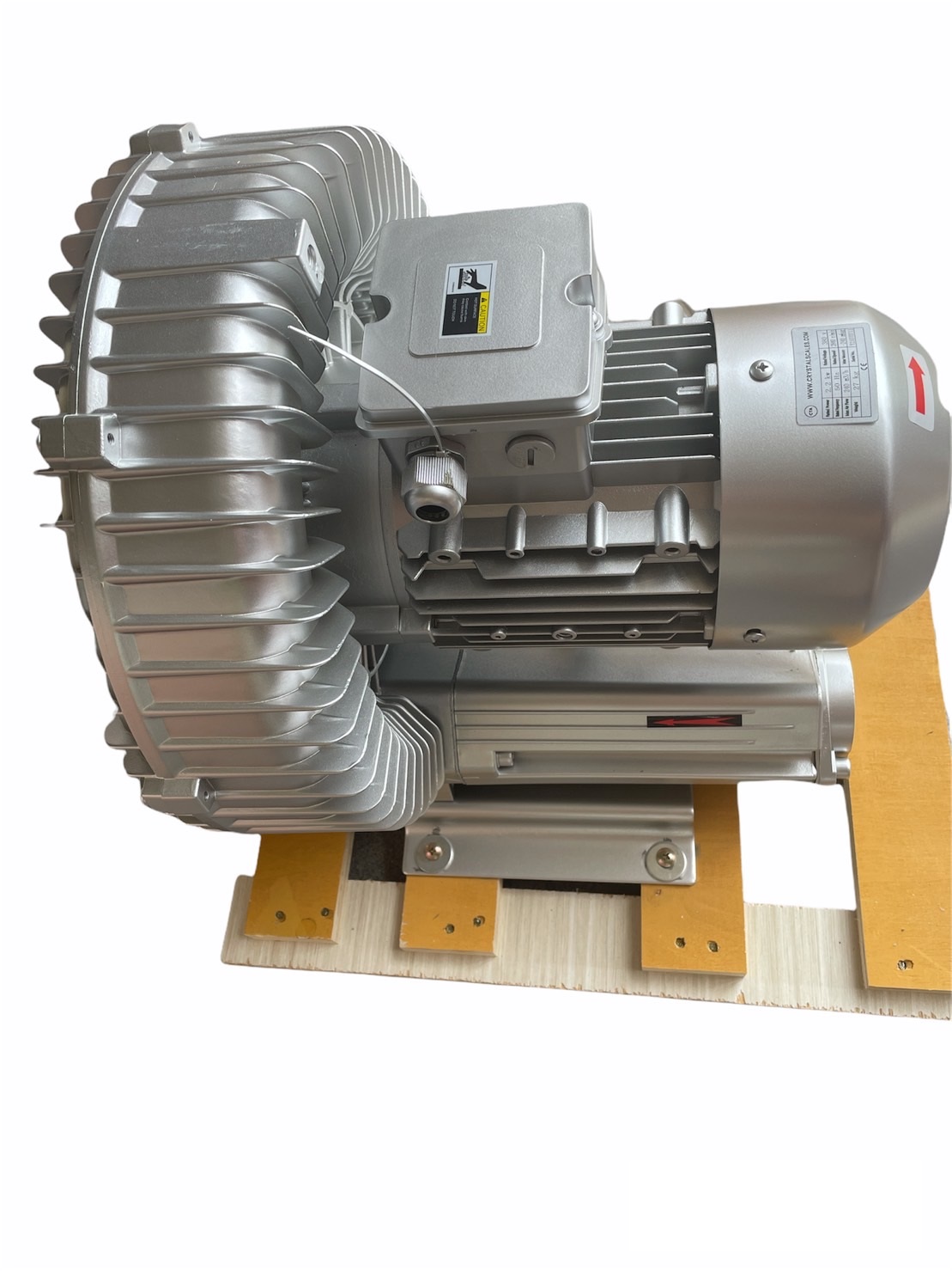 พัดลมโบรเวอร์เป่าอากาศ และ ดูดอากาศ Ring Blower CTA 2200Kw 380 V ขนาด 3 แรงม้า(2.2 KW)ใช้เติมอากาศในบ่อ เพาะเลี้ยงสัตว์น้ำ โรงงานอุตสาหกรรม