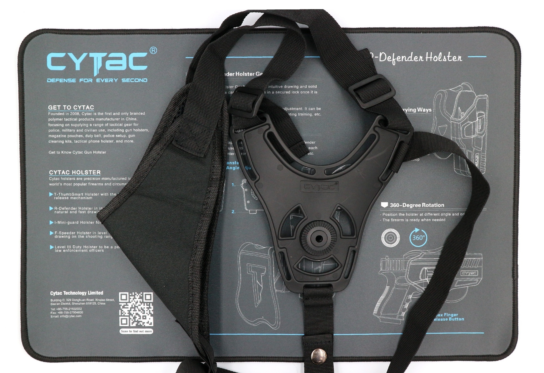 🇹🇭 632 ไทยแลนด์ แทคติคอล CYTAC เพลทสะพายไหล่เดี่ยว #CY-SHS