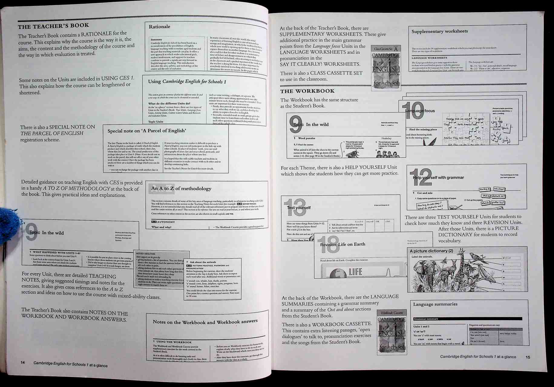 CAMBRIDGE ENGLISH for SCHOOLS Teacher's Book One