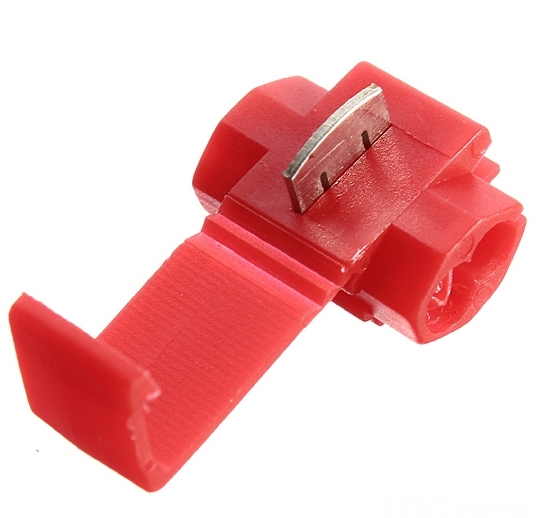 1ชิ้น ตลับหนีบสายไฟ Red ขนาด 0.5-1.5mm Crimp Terminal