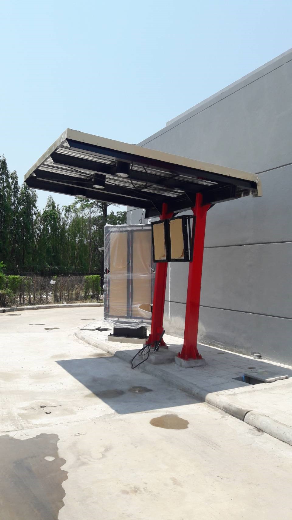 ป้ายไฟกรอบกระจายแสงแอลอีดี งานDRIVETHRU KFC