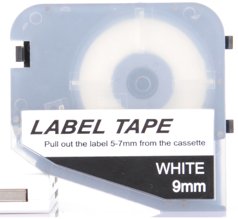 9 MM LABEL TAPE WHITE (สำหรับ LK320)
