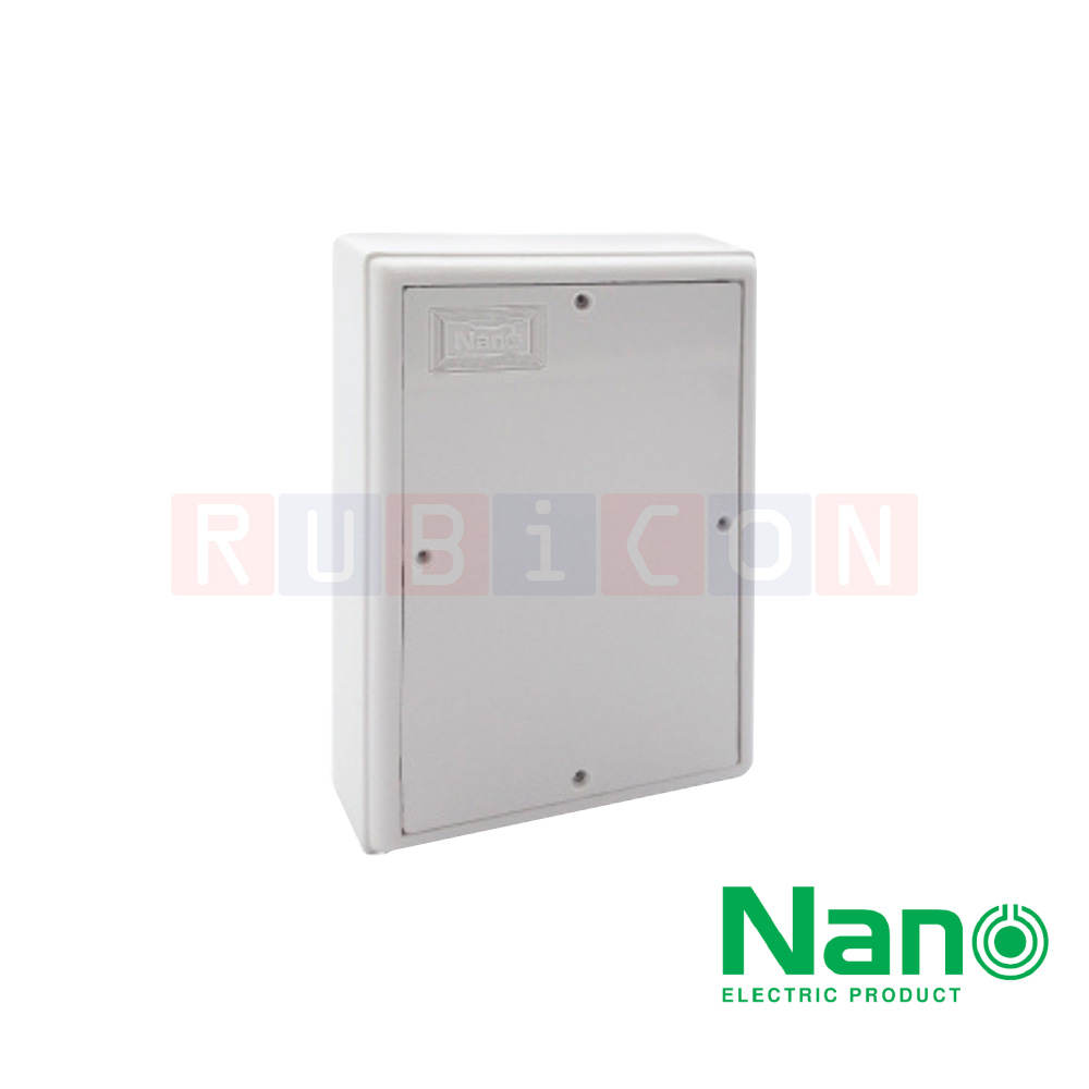 NANO-301W แผงไฟฟ้าพลาสติก ขนาด 109x157x30 mm สีขาว