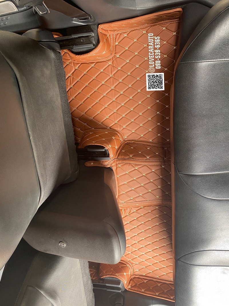 พรมปูพื้นรถยนต์ 6D Toyota CHR Hybird สีน้ำตาลเข้ม