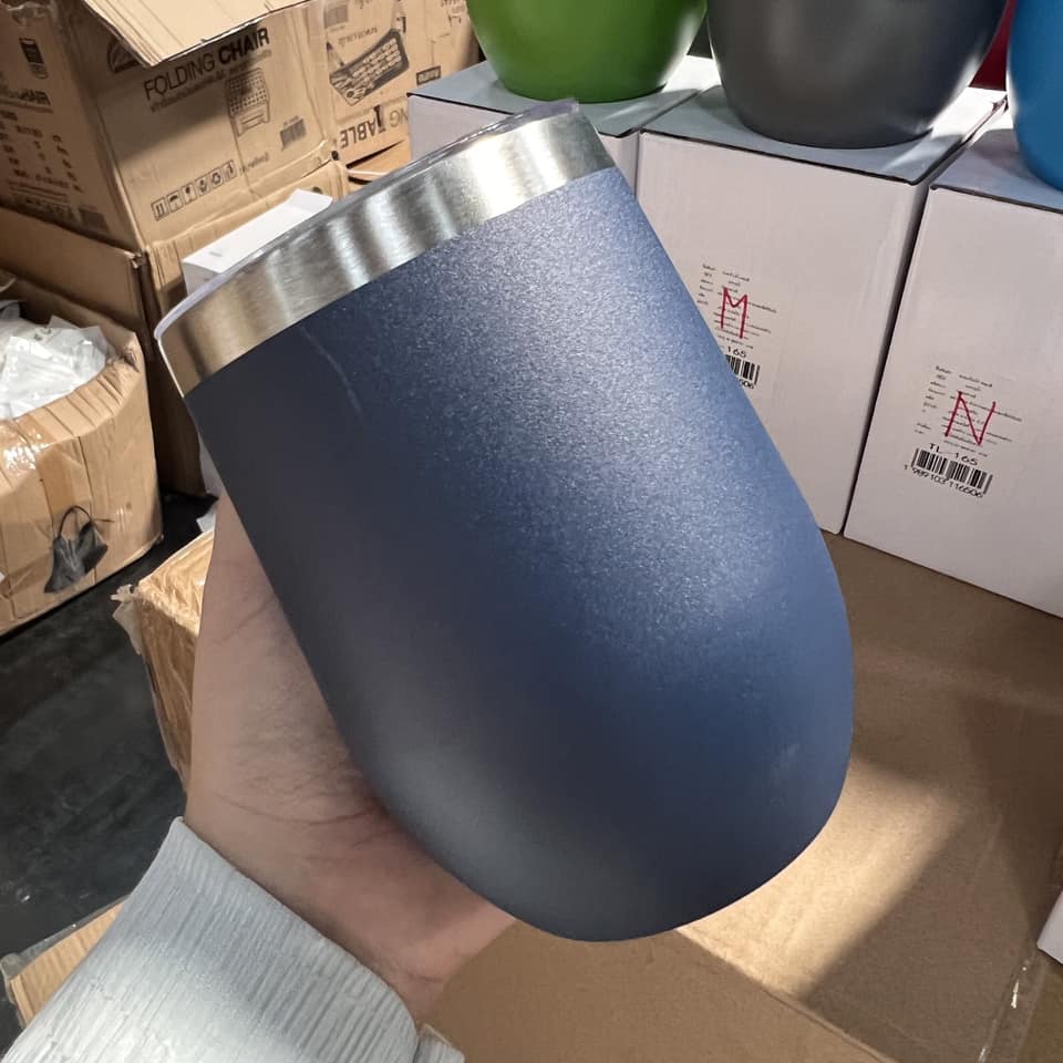 แก้วเก็บความเย็นขนาด 12 ออนซ์ ทรงไข่