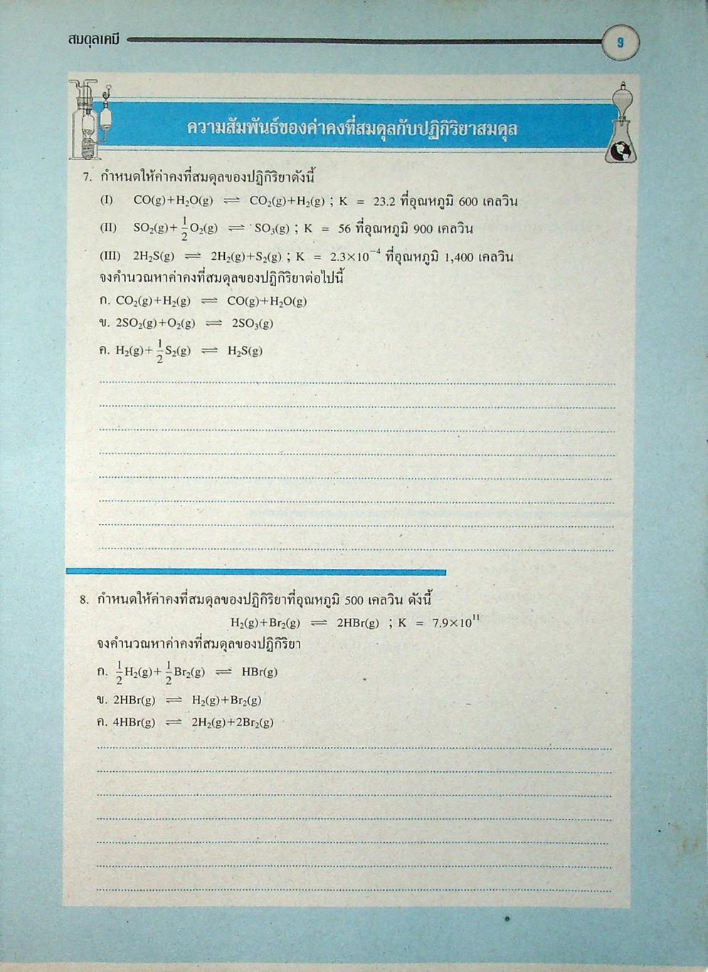 หนังสือชุดเสริมศักยภาพ FOCUS ON CHEMISTRY สมดุลเคมี