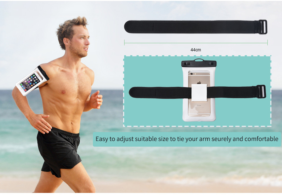 CHOETECH ซองกันน้ำมือถือลอยน้ำได้ จอ 5.7" (Black)