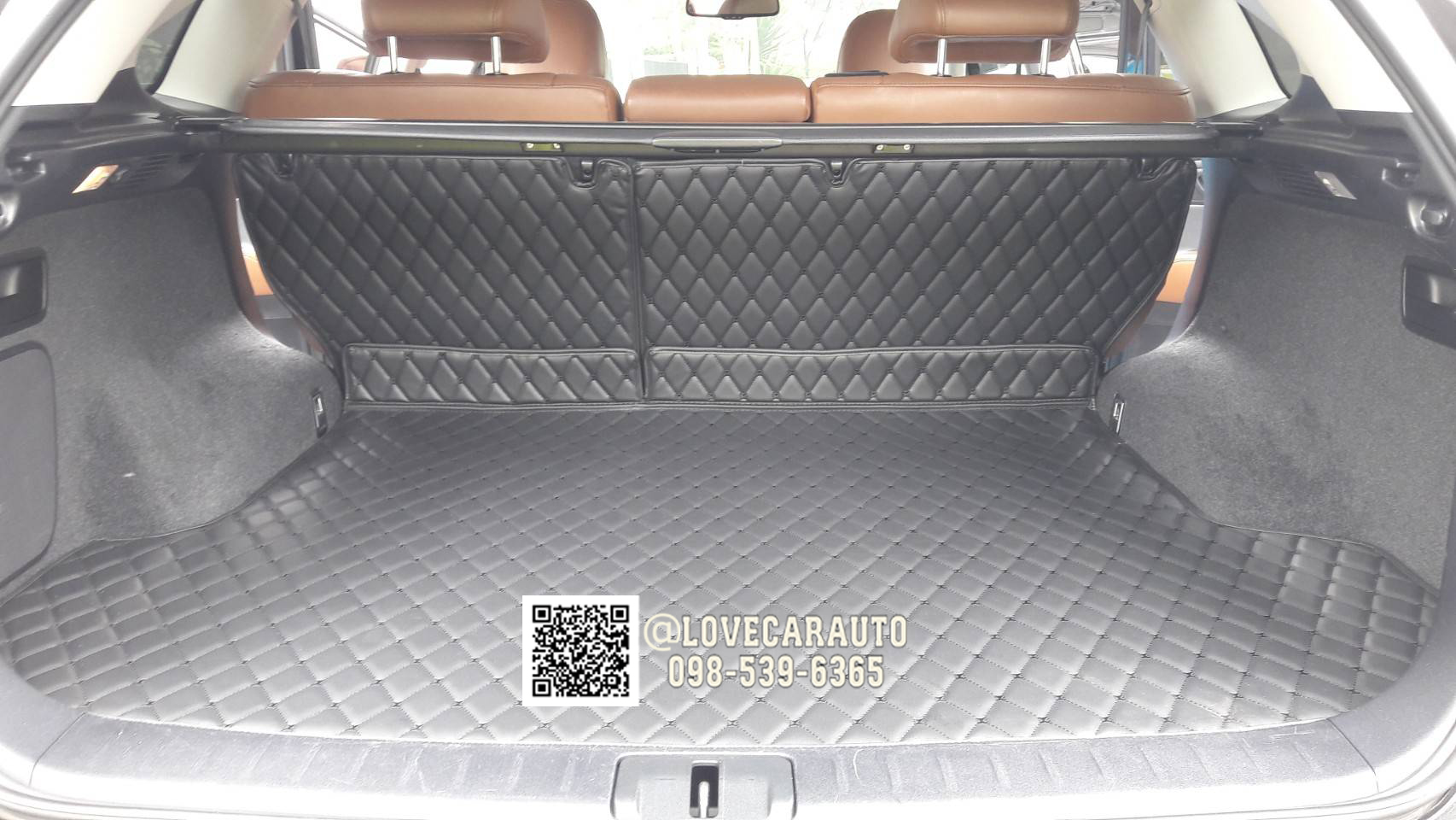 พรมปูพื้นรถยนต์ 6D Lexus RX270 สีดำล้วน เต็มคัน