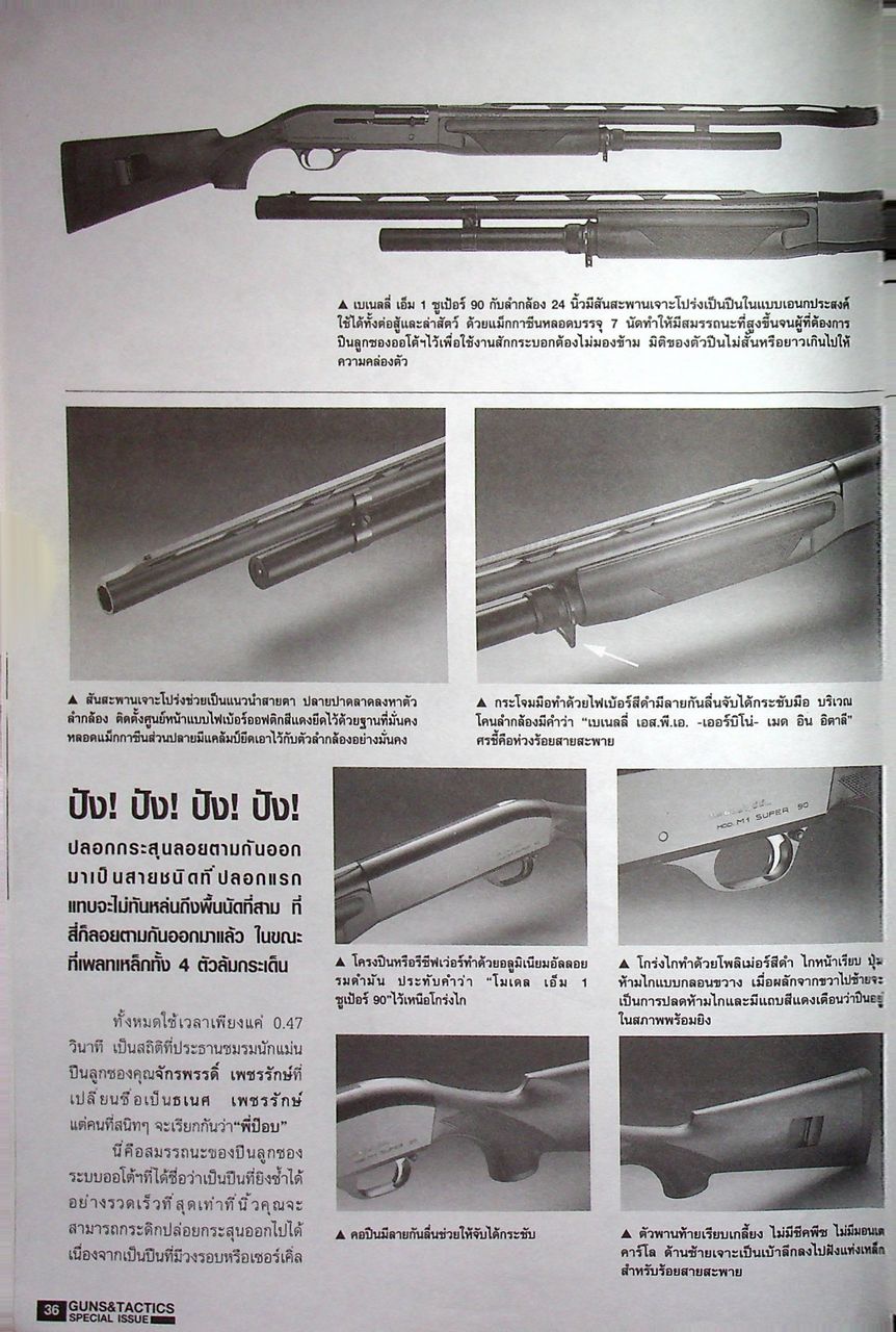 นิตยสาร Guns & Tactics ฉบับพิเศษ Best Value Shotguns รวมบททดสอบปืนลูกซอง 23 กระบอก