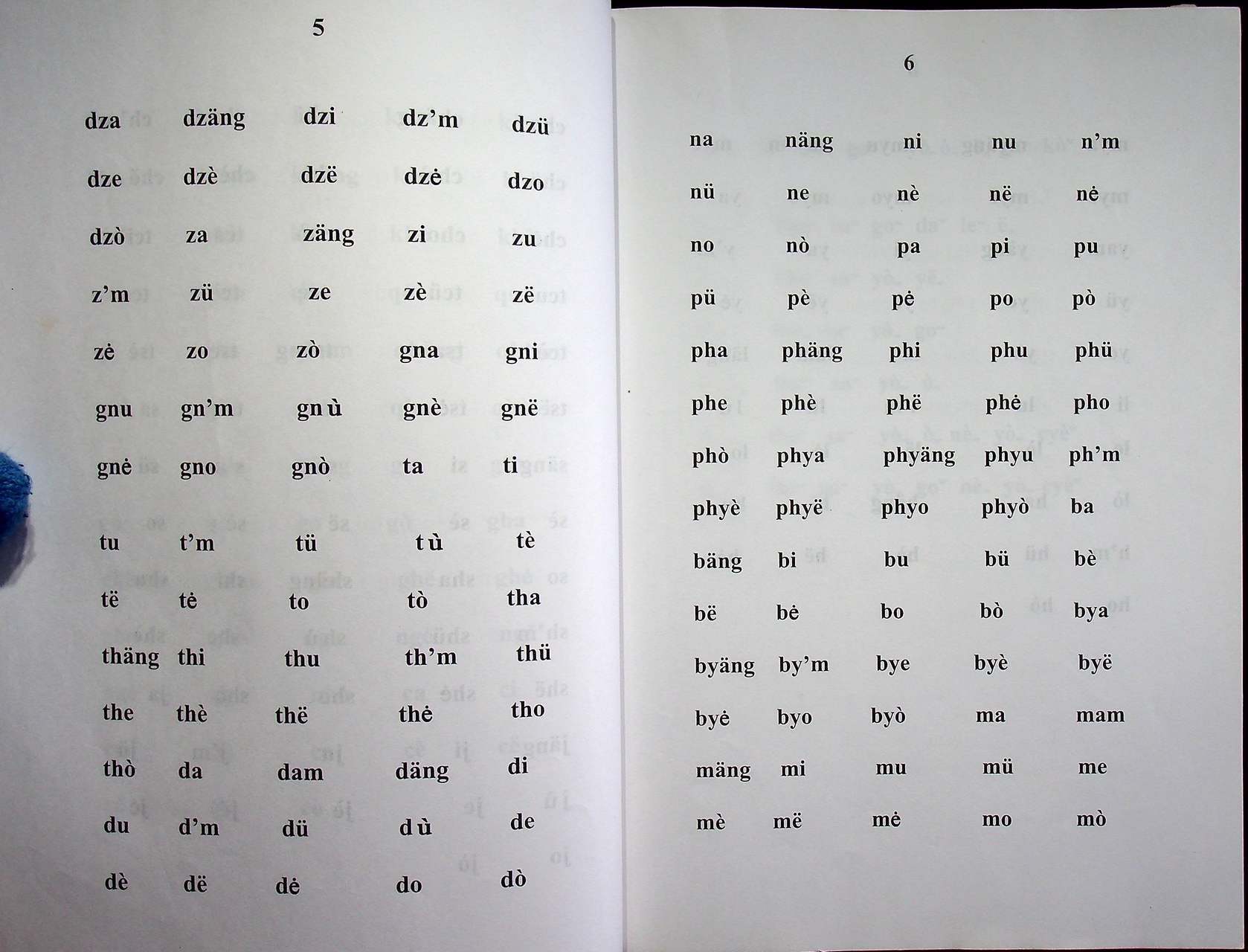 A KHA SANG BO DZO DANG BE_E SANG BO PHA-D'M (ภาษาอาข่า)