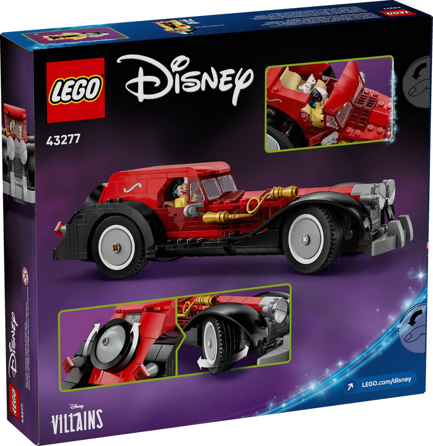 **MTS Toys**เลโก้ Lego 43277 Disney : Cruella De Vil's Car