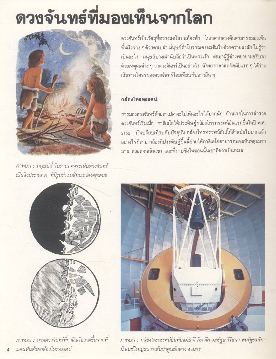 สารานุกรมเยาวชน เทคโนโลยีสมัยใหม่ มนุษย์กับดวงจันทร์