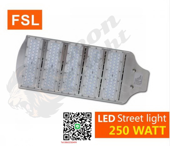 G-1-โคมไฟถนน FSL-STR-250W แสงขาวและวอร์มไวท์