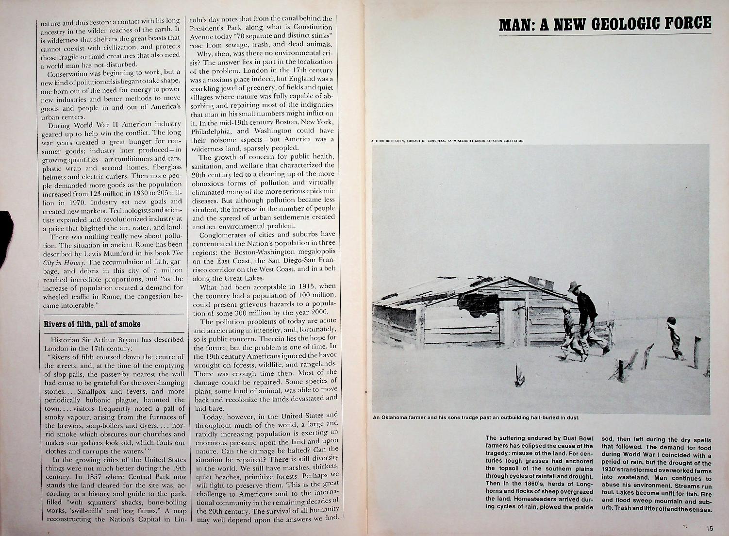 AS WE LIVE AND BREATHE : The Challenge of Our Environment