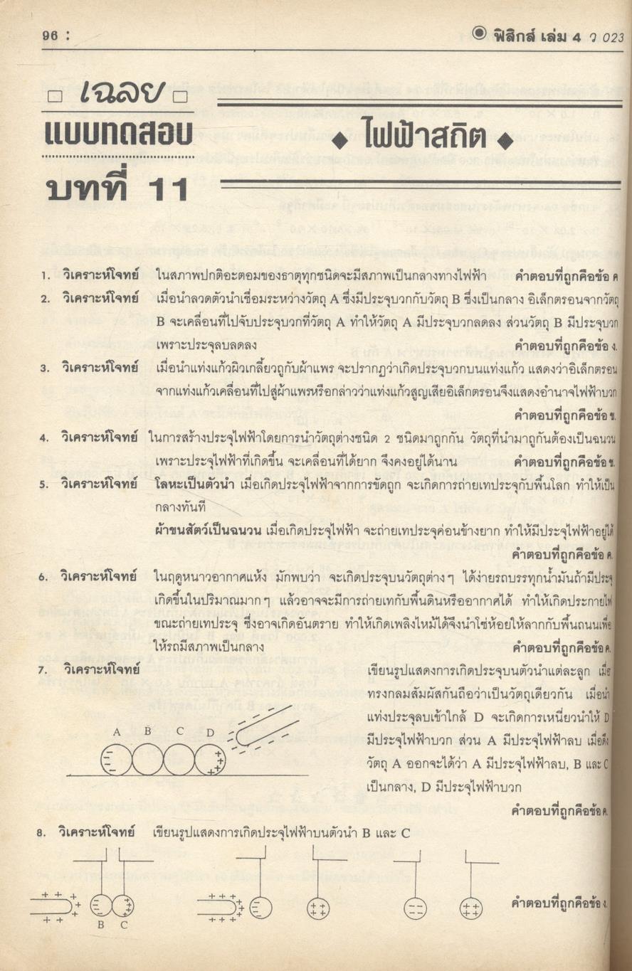 ฟิสิกส์ ม.5 เล่ม 4 ว 023 โครงสร้าง 2 ฉบับสมบูรณ์