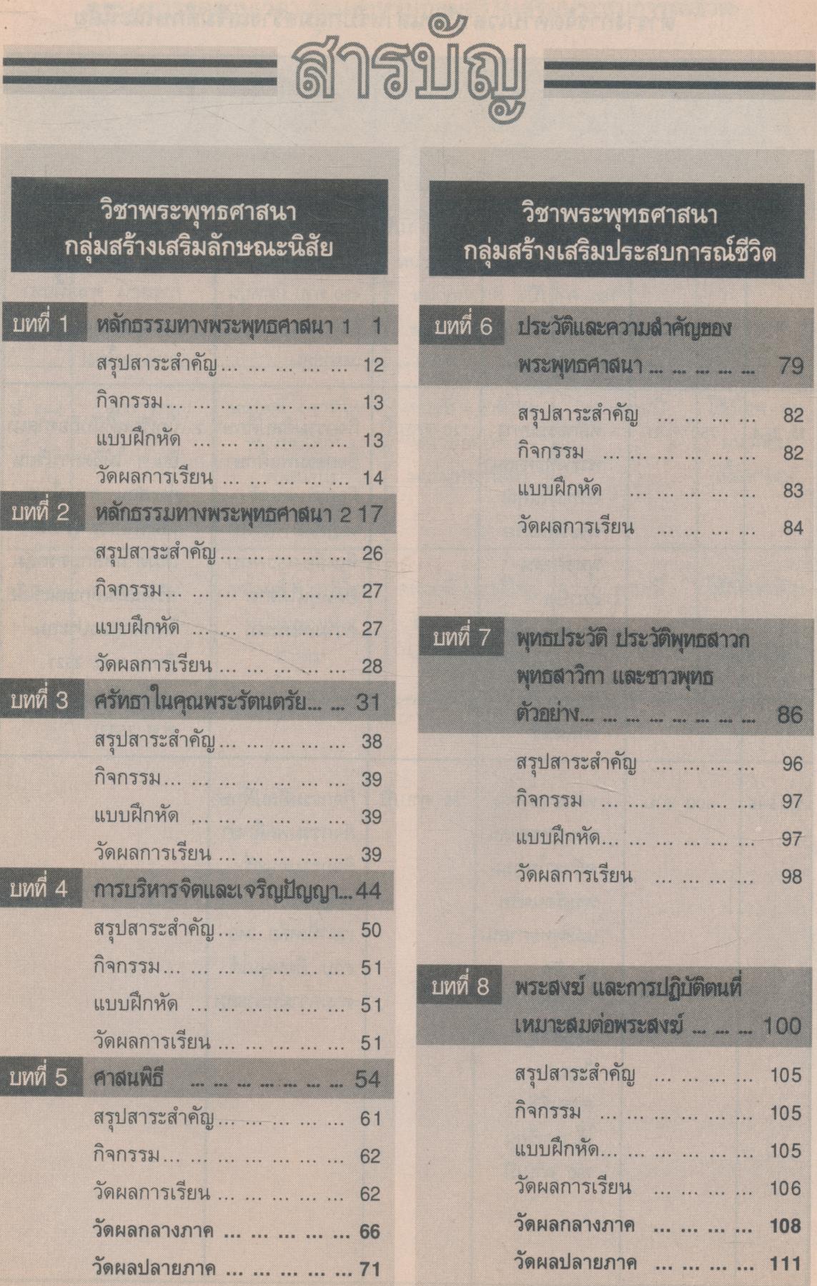หนังสือเรียน พระพุทธศาสนา ป.5