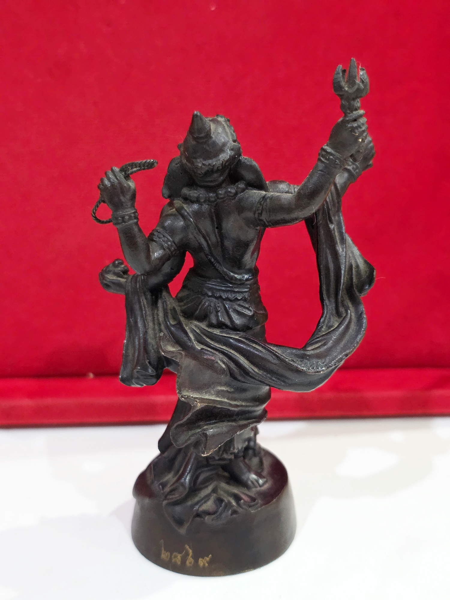 พระพิฆเนศ ปางมหาเทพ เวิร์คพอยท์ ขนาดบูชา 3.9 นิ้ว รุ่นเฉลิมพระเกียรติ 80พรรษา ในหลวง รัชกาลที่9 ปี2550 นิยม หายากมาก