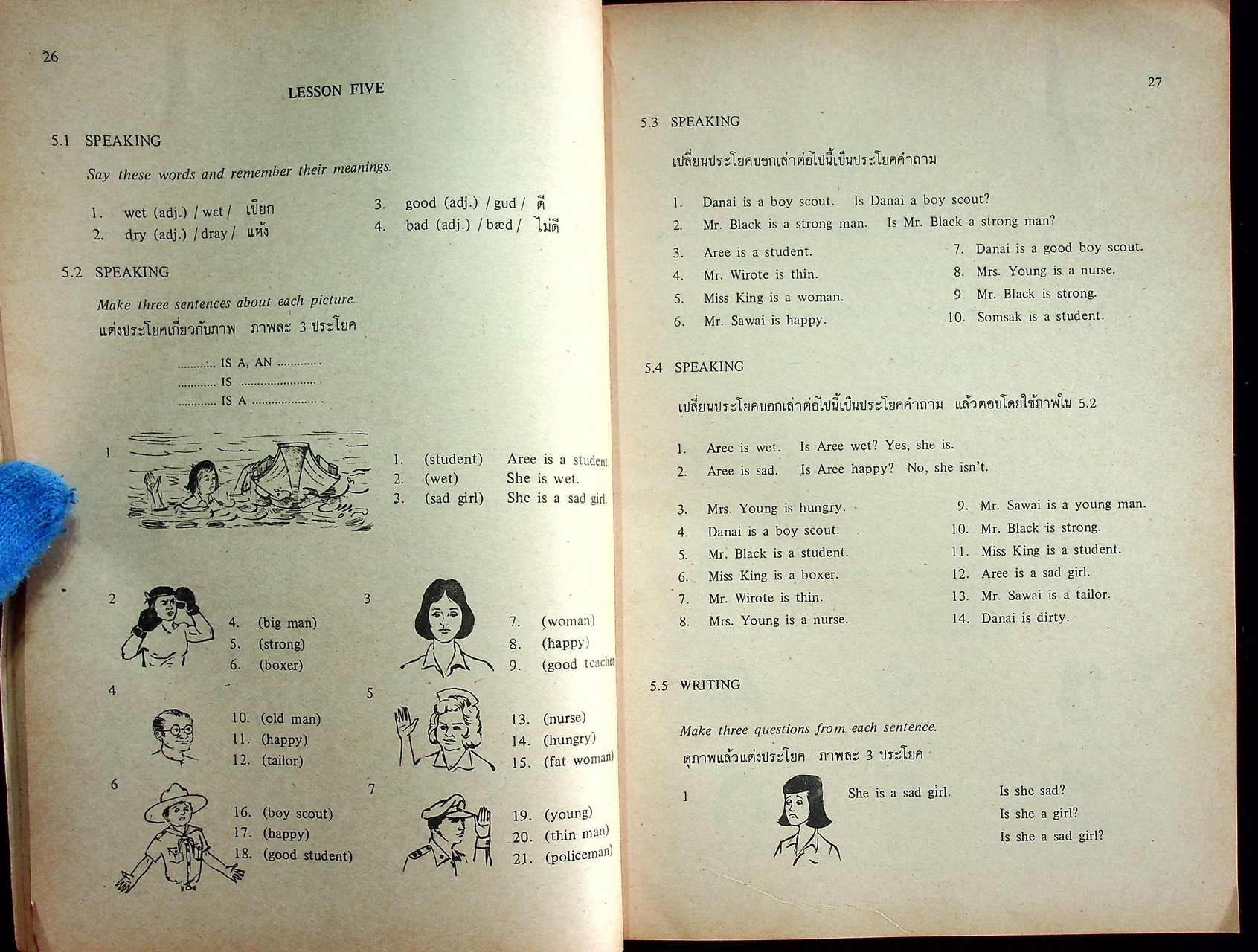 แบบเรียนภาษาอังกฤษ ENGLISH FOR THAI STUDENTS (NEW EDITION) เล่ม 1-6 ชั้นมัธยมศึกษาตอนต้น (ครบชุด 6 เล่ม)