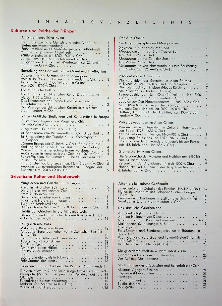 Großer Atlas zur Weltgeschichte (ฉบับภาษาเยอรมัน)