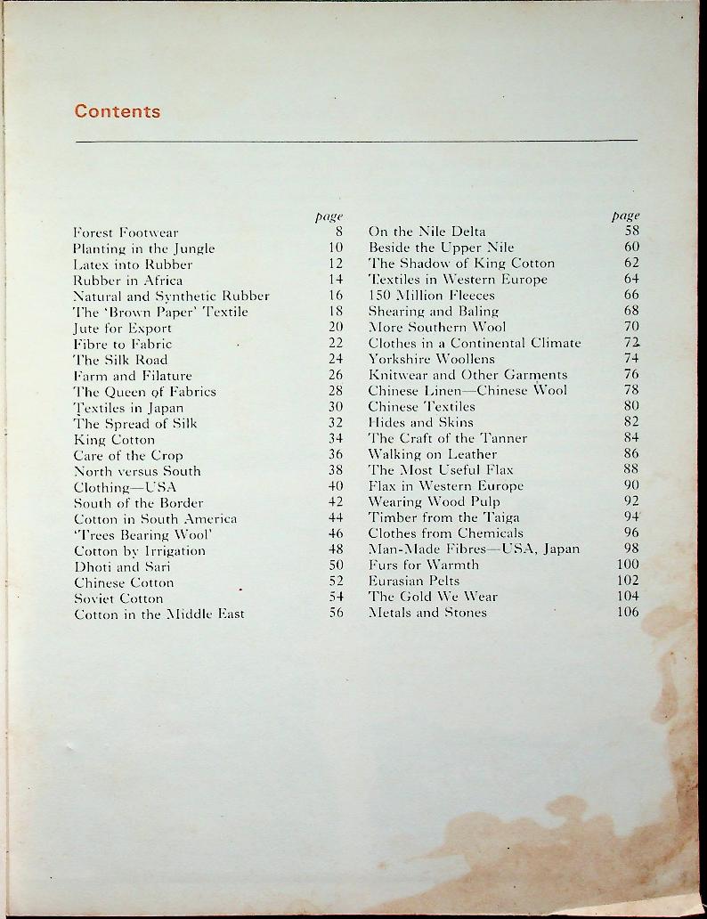 MAN AND HIS WORLD : CLOTHING