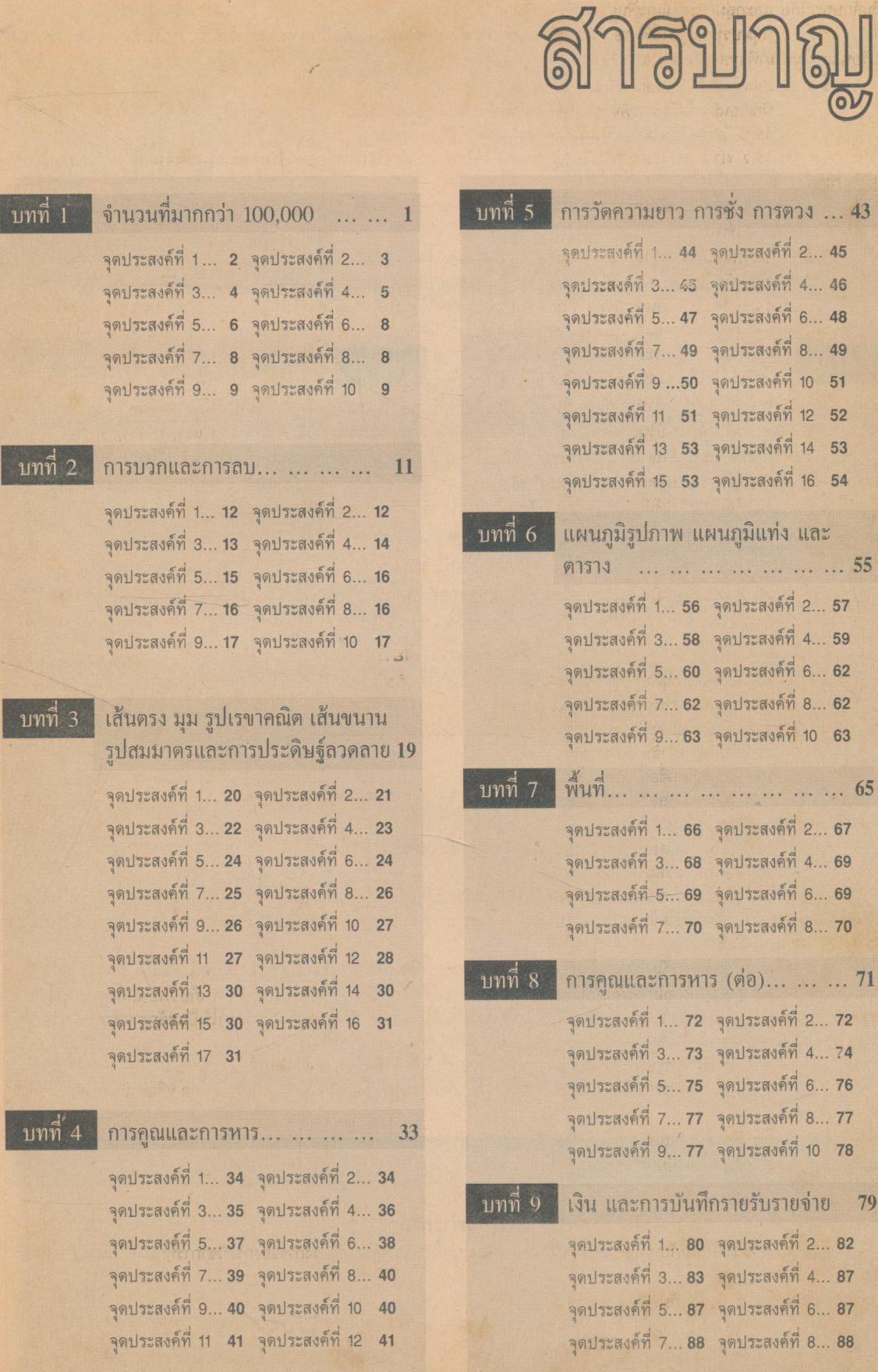 แบบประเมินผลการเรียน คณิตศาสตร์ ฉบับพัฒนาทักษะกระบวนการ ชั้นประถมศึกษาปีที่ 4