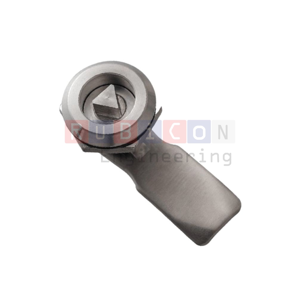 RKS-MS705-2S-3 กุญแจกลมสแตนเลสสามเหลี่ยม 22 มม. กุญแจตู้คอนโทรล กุญแจตู้ไฟฟ้า กุญแจล็อคตู้