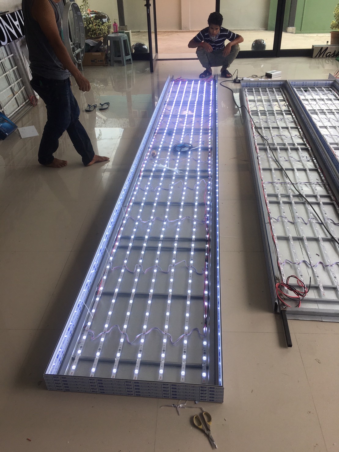 ป้ายกล่องไฟโครงอลูมิเนียมแอลอีดี ไม่เป็นสนิมตลอดอายุการใช้งาน