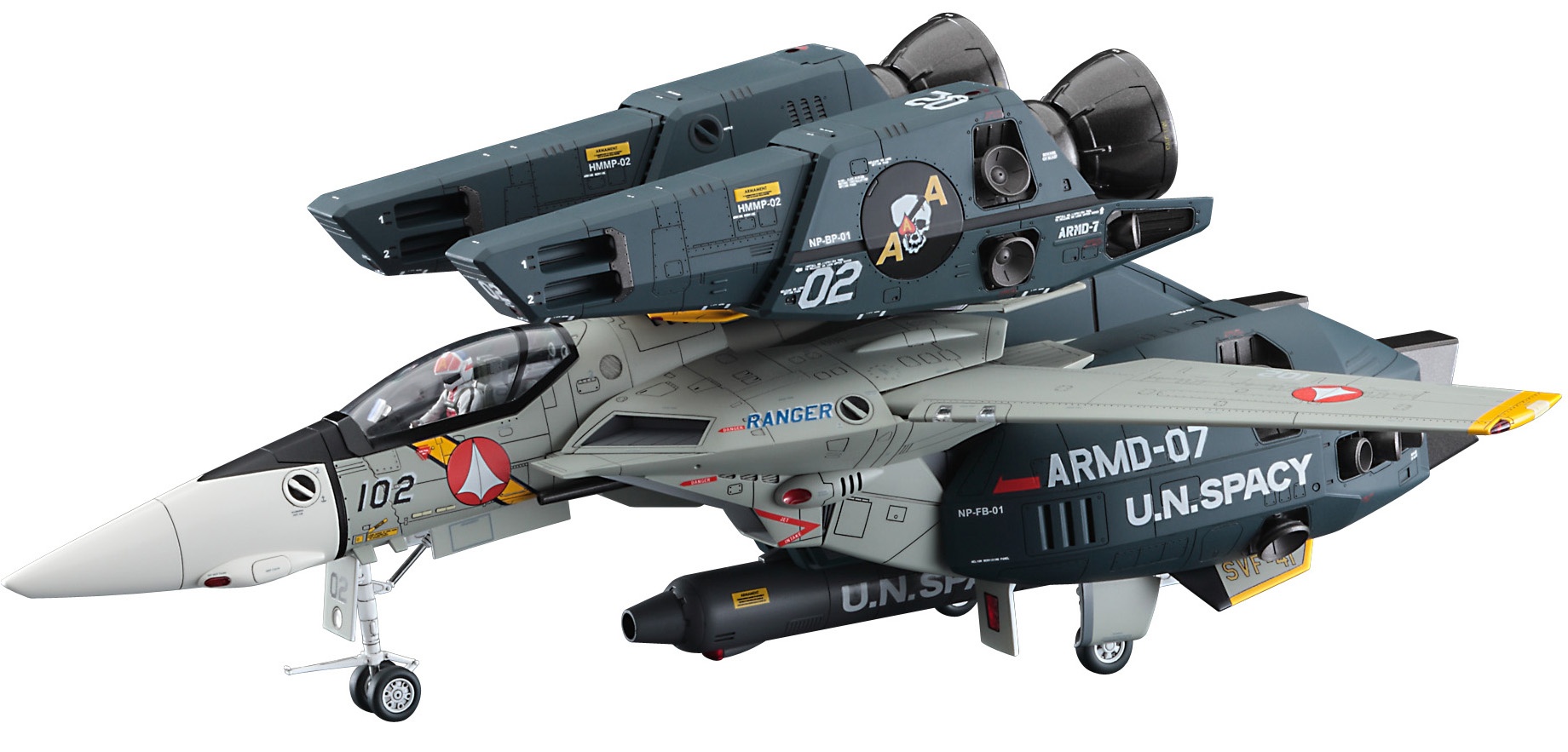 **MTS Toys**Hasegawa Macross 1/48 : VF-1J Super Strike Valkyrie SVF-41 Black Aces