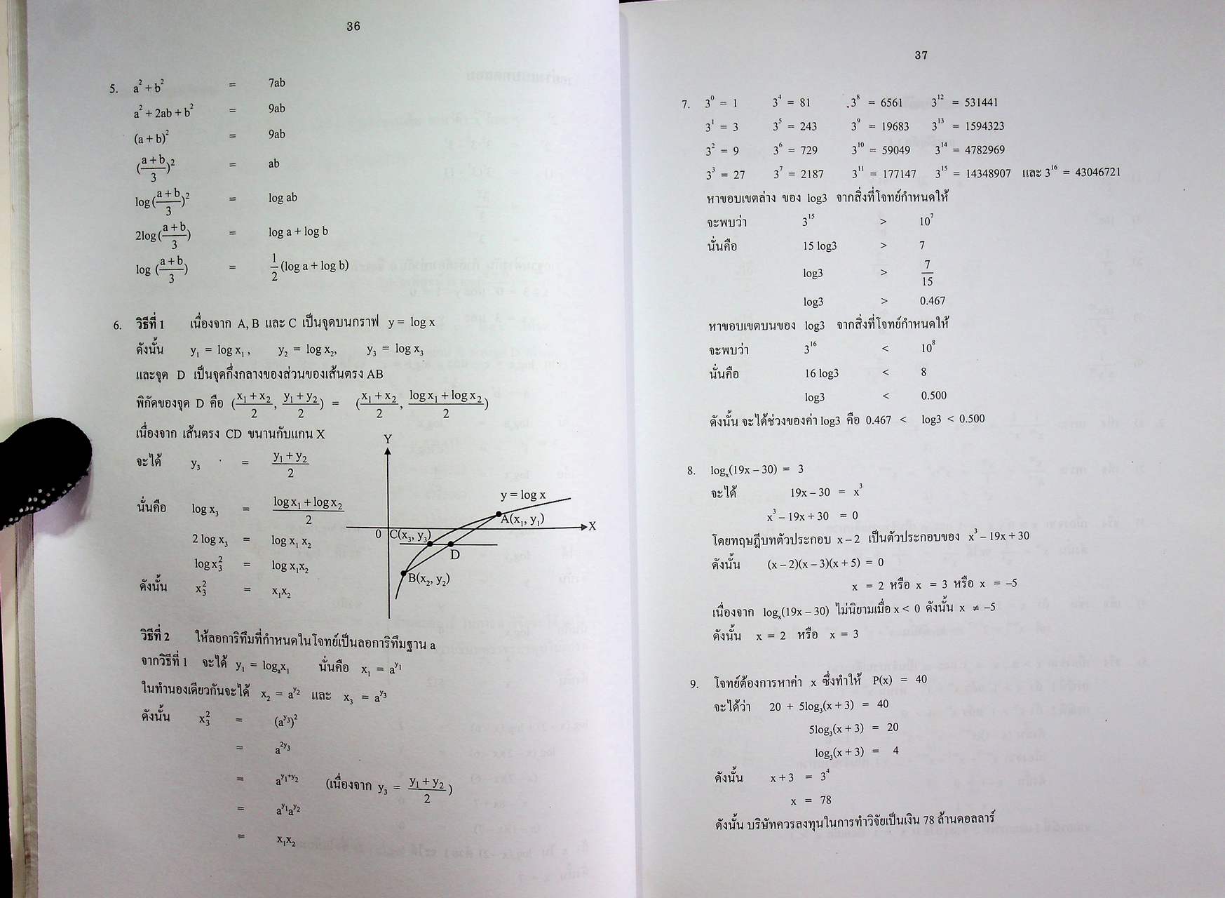 คู่มือครูรายวิชาเพิ่มเติม คณิตศาสตร์ เล่ม ๓ ชั้นมัธยมศึกษาปีที่ ๔-๖ กลุ่มสาระการเรียนรู้คณิตศาสตร์