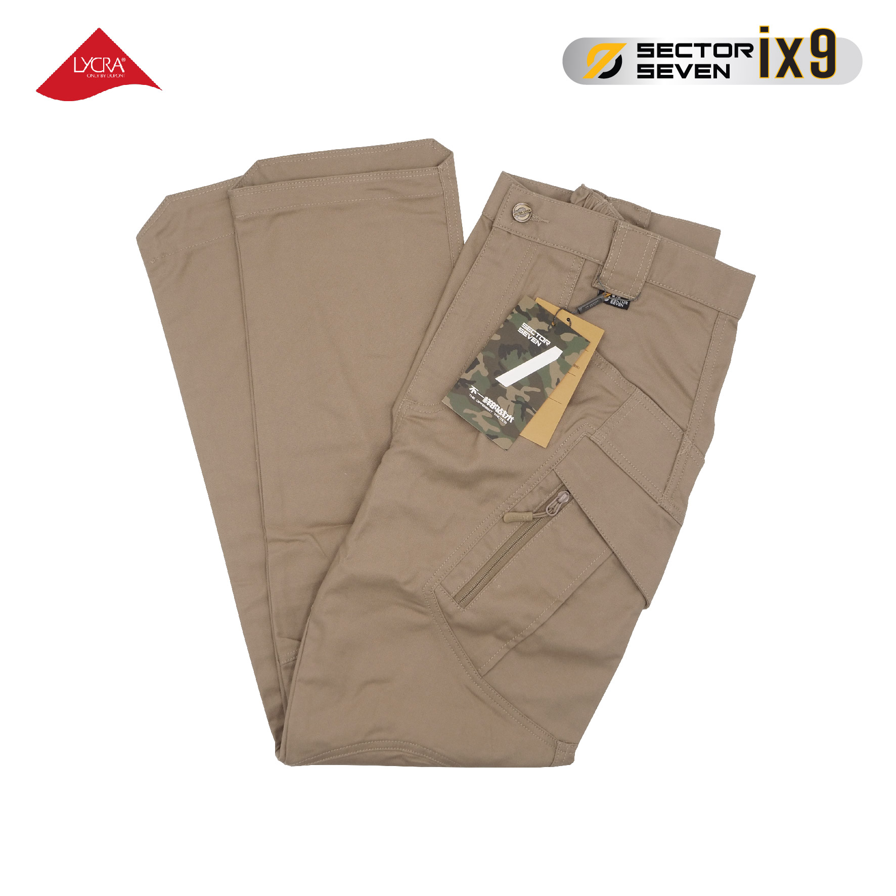 🇹🇭 24 ไทยแลนด์ แทคติคอล กางเกงขายาว Sector Seven IX9 ผ้ายืด