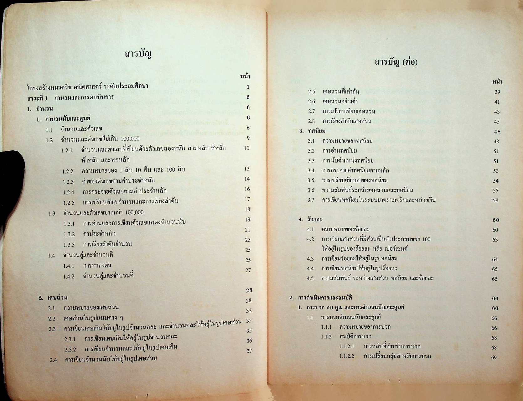ชุดวิชาการศึกษานอกโรงเรียน หมวดวิชา คณิตศาสตร์ ระดับประถมศึกษา