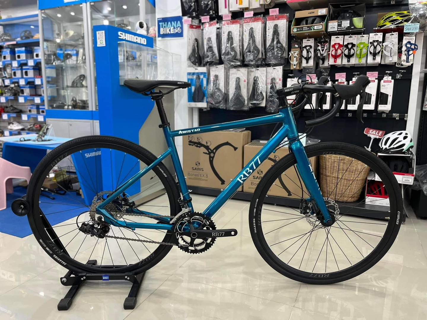 จักรยานเสือหมอบ ไลท์กราเวล RB77 Amistad 18 Speed (2x9) Disc Brake