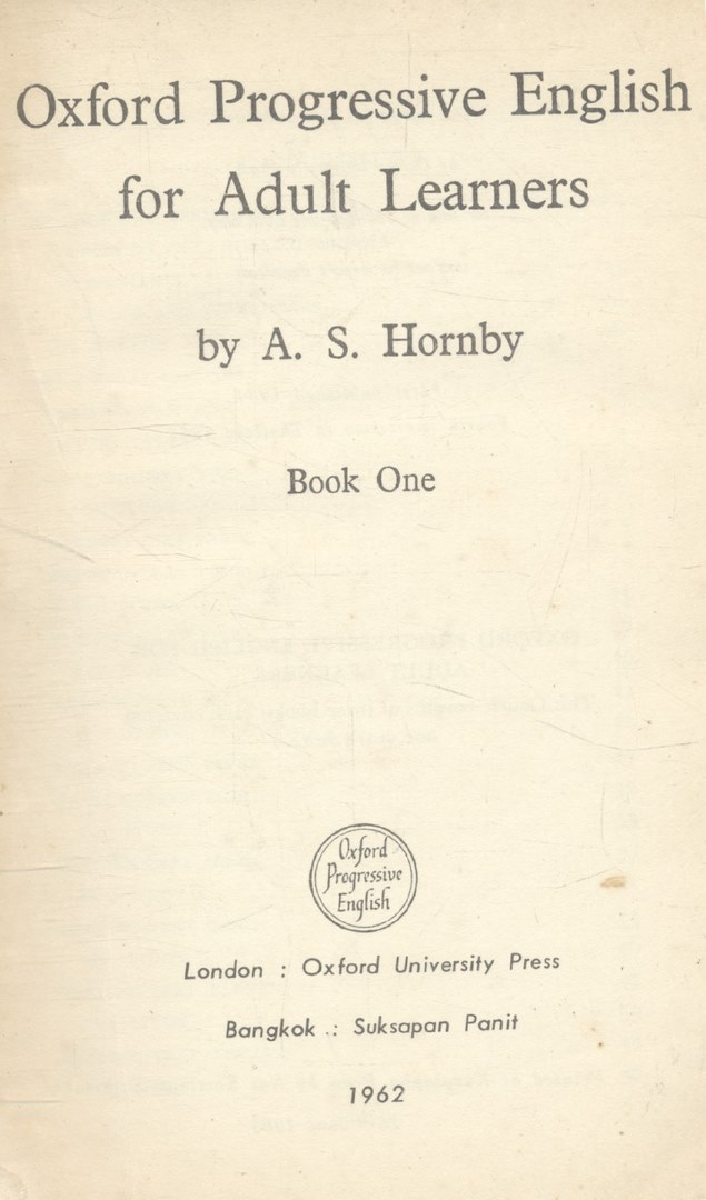 Oxford Progressive English for Adult Learners: Book One